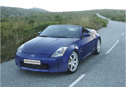 NISSAN 350 Z roadster niebieski jasny przedni lewy