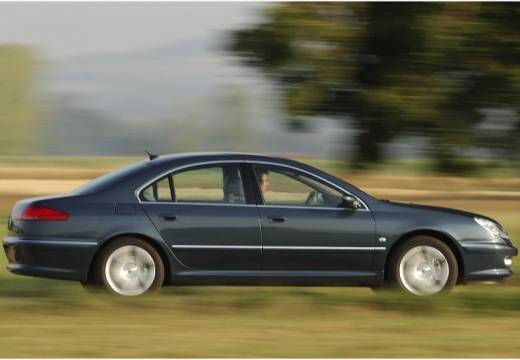 PEUGEOT 607 II sedan szary ciemny boczny prawy
