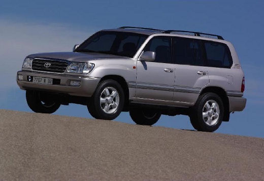 Toyota Land Cruiser 100 II kombi silver grey przedni lewy