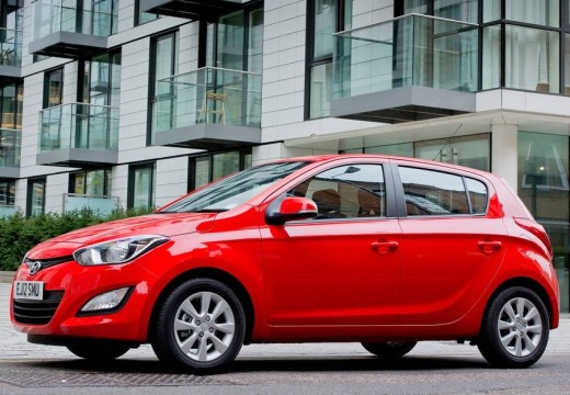 HYUNDAI i20 II hatchback czerwony jasny przedni lewy