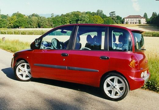 FIAT Multipla kombi czerwony jasny tylny lewy
