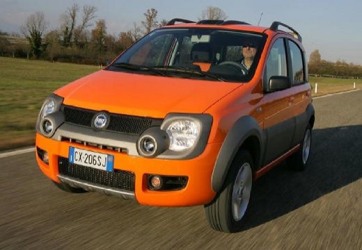 FIAT Panda II hatchback pomarańczowy
