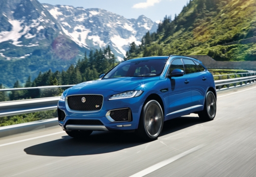 JAGUAR F-Pace kombi niebieski jasny przedni lewy