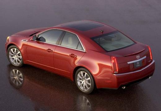 CADILLAC CTS sedan czerwony jasny tylny lewy