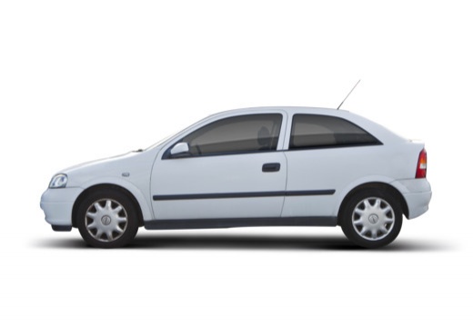 OPEL Astra II hatchback boczny lewy