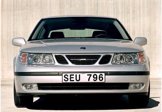 SAAB 9-5 II sedan silver grey przedni