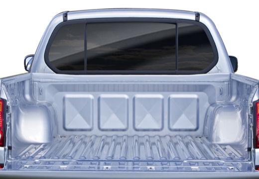 MITSUBISHI L 200 III pickup niebieski jasny przestrzeń załadunkowa