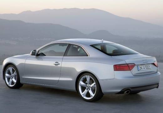 AUDI A5 I coupe silver grey tylny lewy