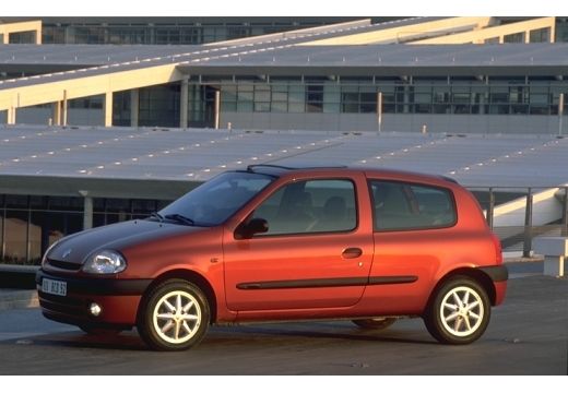 RENAULT Clio hatchback czerwony jasny przedni lewy
