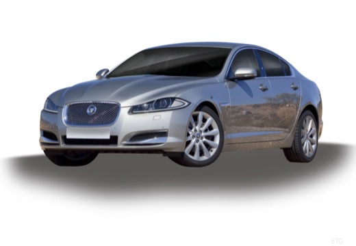 JAGUAR XF II sedan silver grey przedni lewy