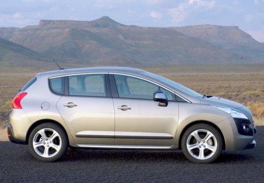 PEUGEOT 3008 hatchback silver grey boczny prawy