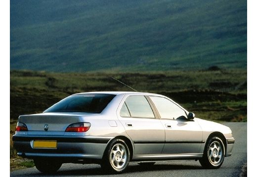 PEUGEOT 406 I sedan silver grey tylny prawy