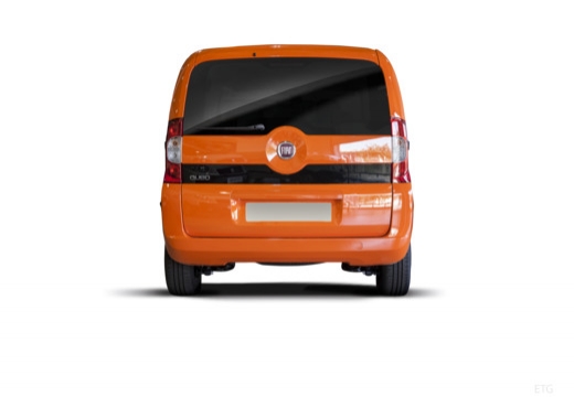 FIAT Fiorino kombi pomarańczowy tylny