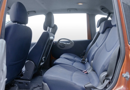 FIAT Multipla kombi pomarańczowy wnętrze
