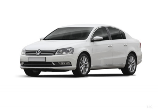 VOLKSWAGEN Passat VI sedan biały przedni lewy
