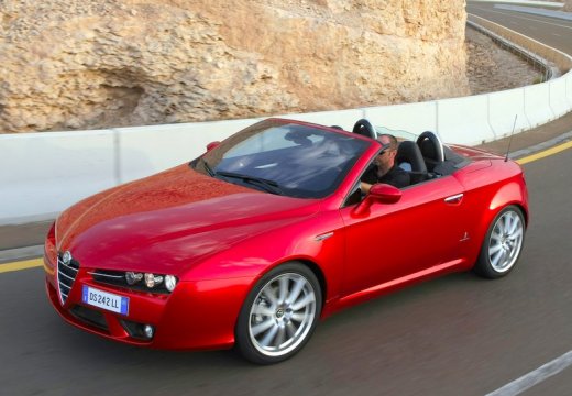 ALFA ROMEO Spider V kabriolet czerwony jasny przedni lewy