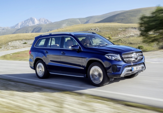 MERCEDES-BENZ Klasa GL kombi niebieski jasny boczny prawy
