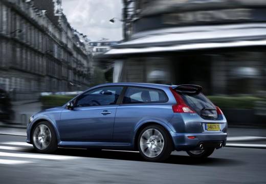 VOLVO C30 I hatchback niebieski jasny tylny lewy