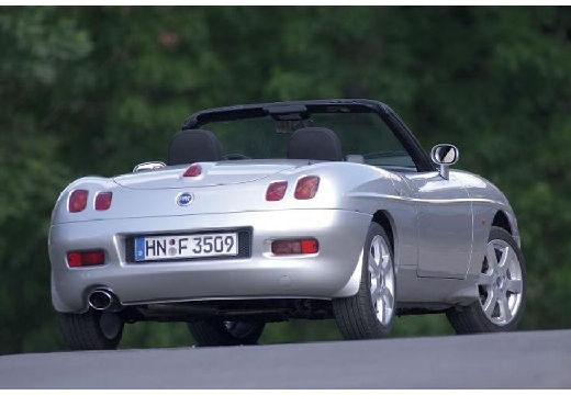 FIAT Barchetta kabriolet silver grey tylny prawy