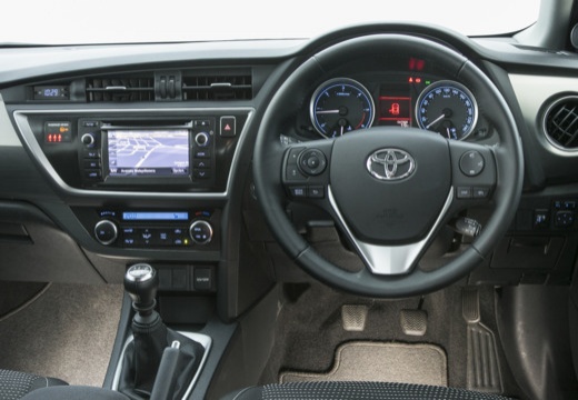 Toyota Auris TS I kombi szary ciemny tablica rozdzielcza