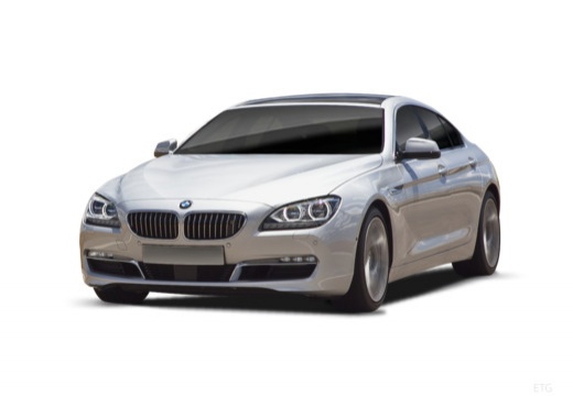 BMW Seria 6 Gran Coupe F06 I sedan silver grey przedni lewy