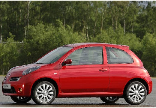 NISSAN Micra VII hatchback czerwony jasny przedni lewy