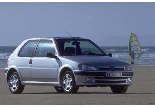 PEUGEOT 106 hatchback silver grey przedni prawy