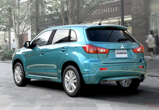 MITSUBISHI ASX I hatchback niebieski jasny tylny lewy