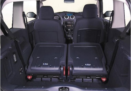 PEUGEOT 1007 I hatchback szary ciemny przestrzeń załadunkowa