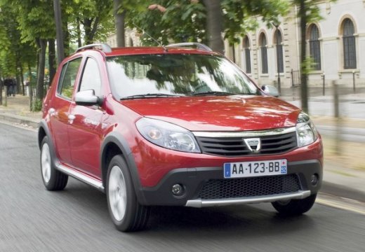 DACIA Sandero I hatchback czerwony jasny przedni prawy