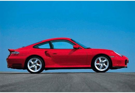 PORSCHE 911 Carrera/Targa 996 coupe czerwony jasny boczny prawy