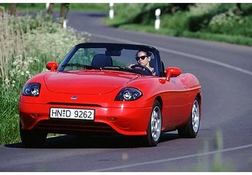 FIAT Barchetta kabriolet czerwony jasny przedni lewy