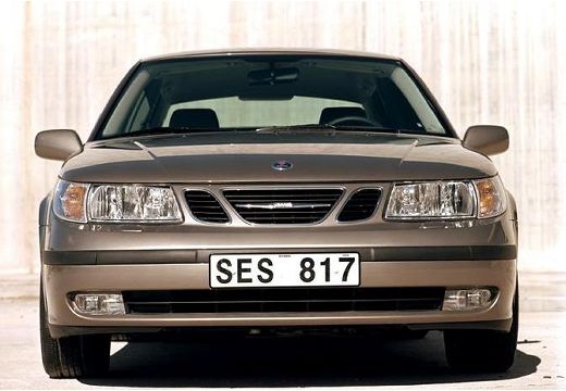 SAAB 9-5 II sedan brązowy przedni