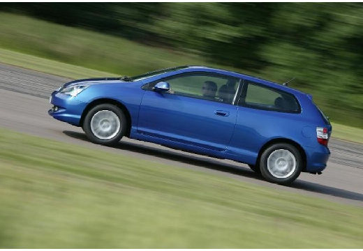 HONDA Civic V hatchback niebieski jasny boczny lewy