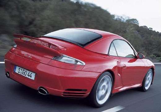 PORSCHE 911 Cabrio 996 kabriolet czerwony jasny tylny prawy