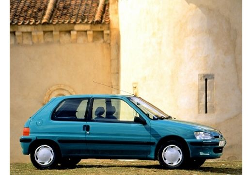 PEUGEOT 106 hatchback zielony boczny prawy