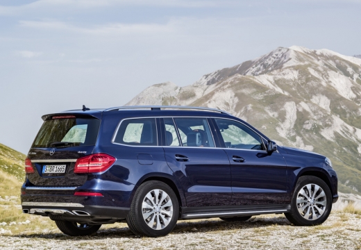 MERCEDES-BENZ Klasa GL kombi niebieski jasny tylny prawy