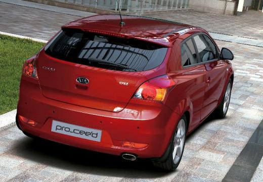 KIA Ceed Proceed II hatchback czerwony jasny tylny prawy
