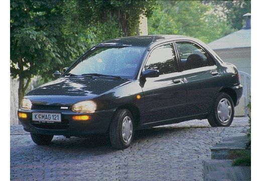MAZDA 121 sedan czarny przedni lewy