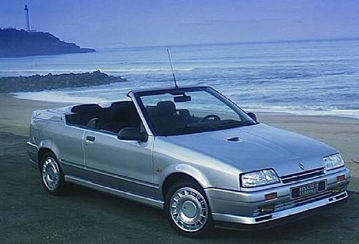 RENAULT R19 kabriolet silver grey przedni prawy