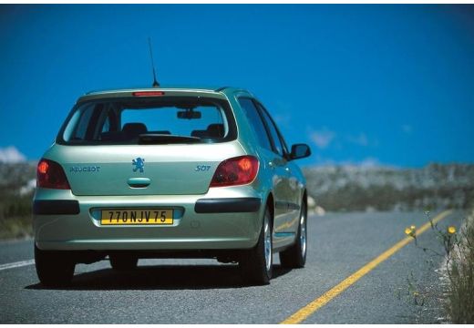 PEUGEOT 307 I hatchback zielony jasny tylny prawy