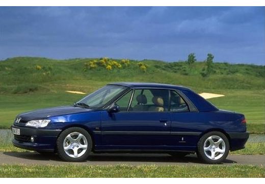 PEUGEOT 306 kabriolet niebieski jasny przedni lewy