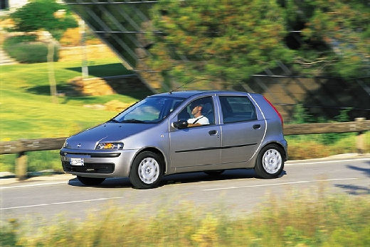 FIAT Punto II I hatchback silver grey przedni lewy