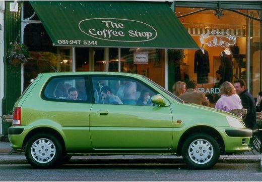 HONDA Logo hatchback zielony boczny prawy