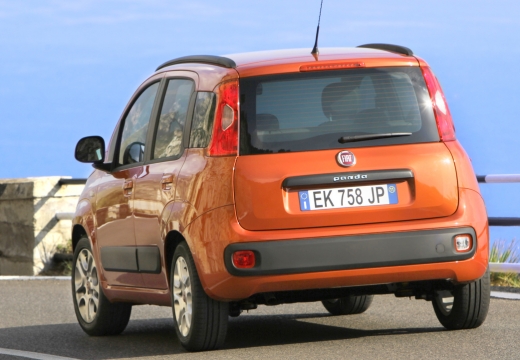 FIAT Panda III hatchback czerwony jasny tylny lewy