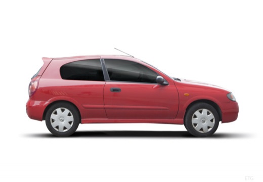 NISSAN Almera hatchback boczny prawy