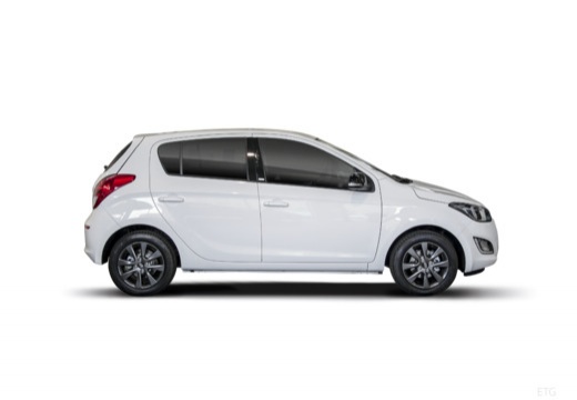 HYUNDAI i20 II hatchback biały boczny prawy
