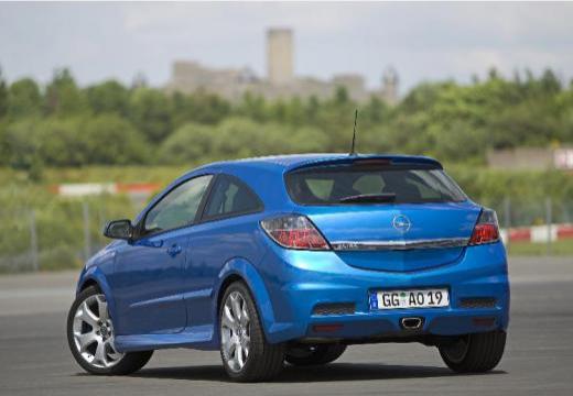 OPEL Astra III GTC II hatchback niebieski jasny tylny lewy