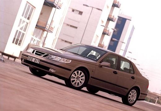 SAAB 9-5 II sedan brązowy przedni lewy