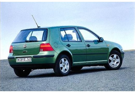 VOLKSWAGEN Golf IV hatchback zielony tylny prawy